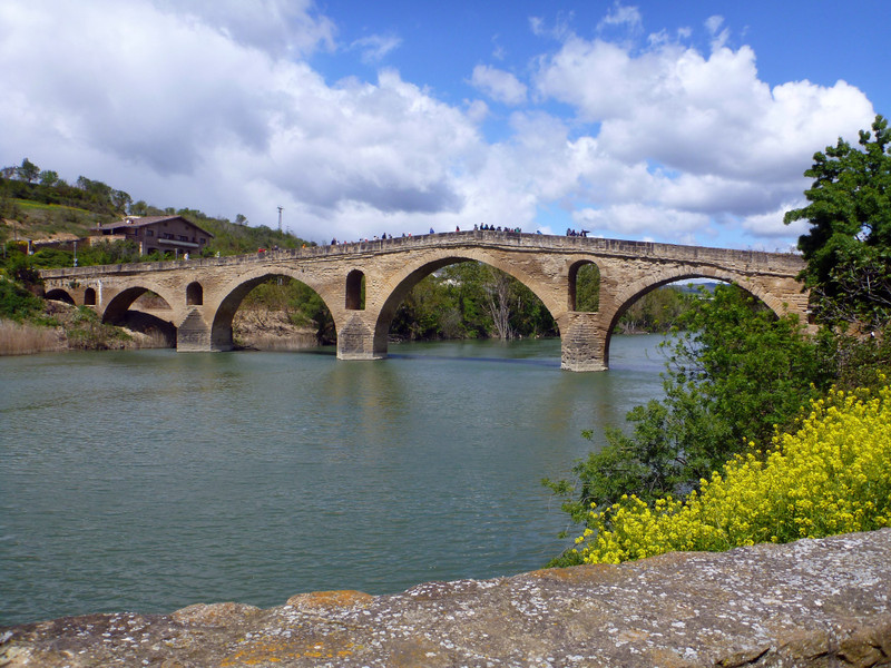 le pont du pélerin à Puente de la Reina