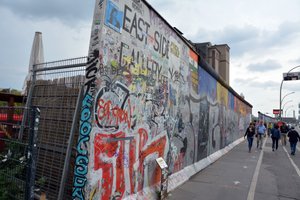 des restes du mur de Berlin