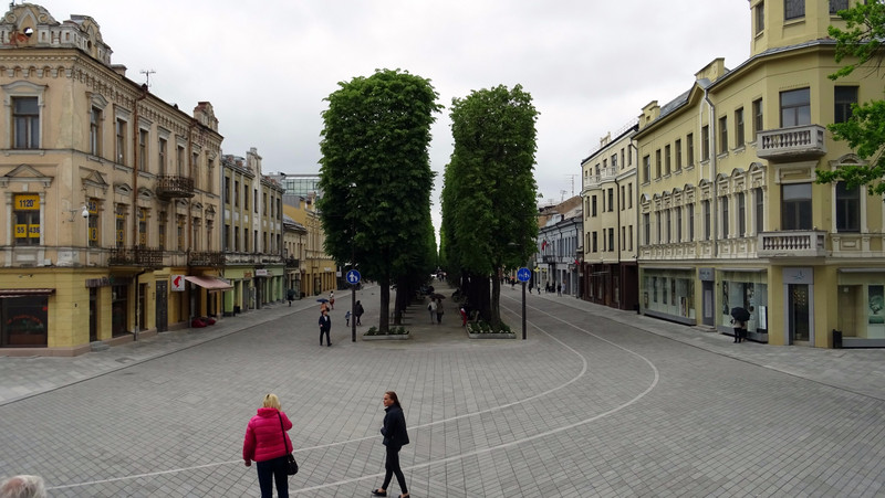 l'esplanade de Kaunas
