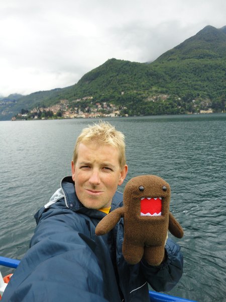 Domo and some weird dude..