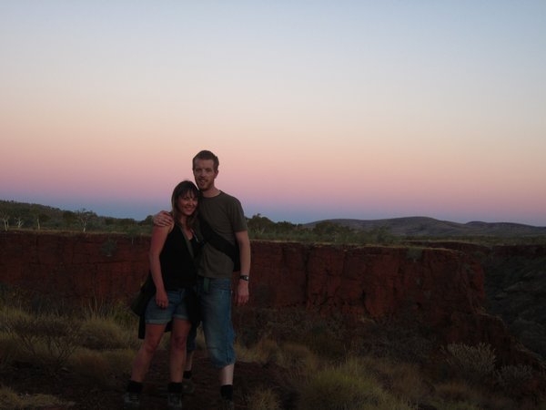 Ahh. Sunset at Dale Gorge.