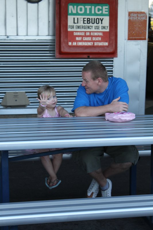 Phoebes and dad.