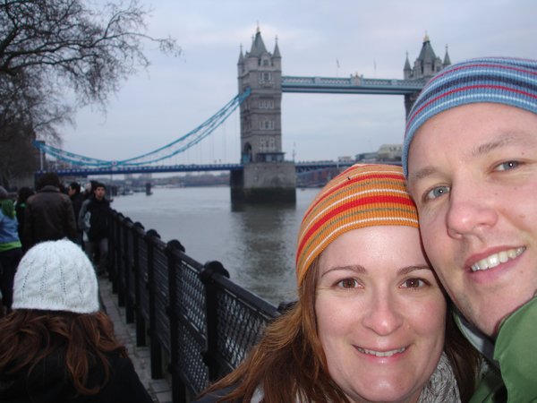 Us outside the London Bridge