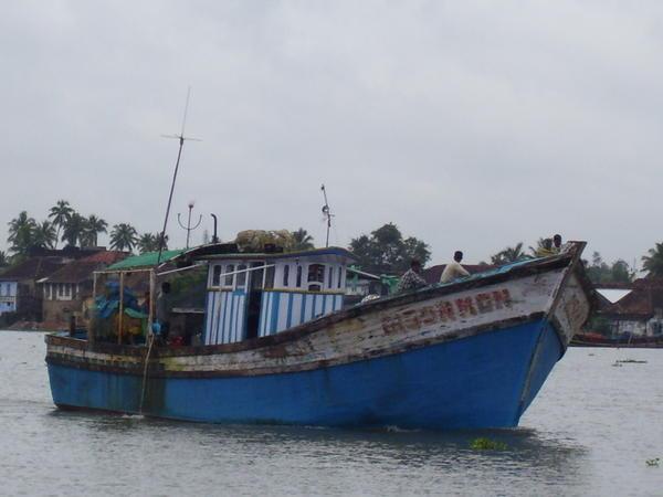 Fishing boat in Kochi