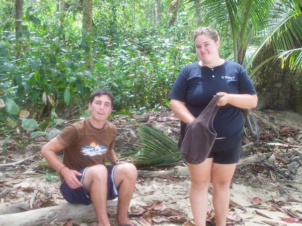 Vince and I at the National Park in Cahuita