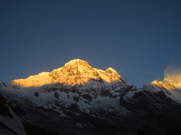 Anapurna Mountain at Sunrise