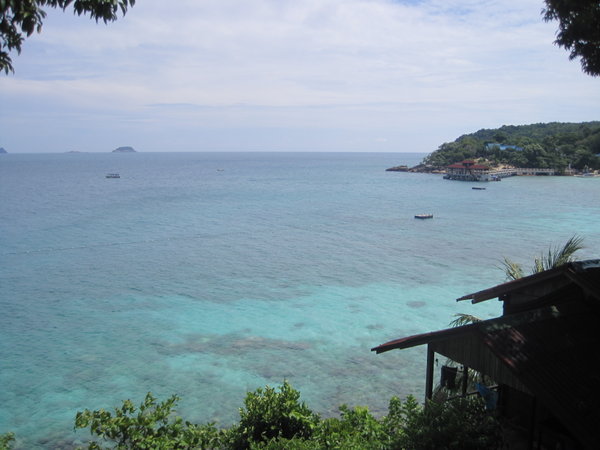 View from our beach cabin, Perhentian Island