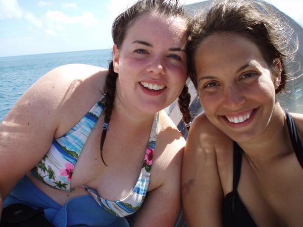 May and I, post-snorkelling