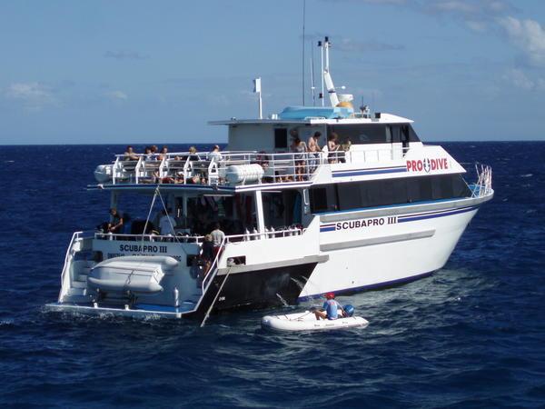 Our dive boat (home for 3 days!)