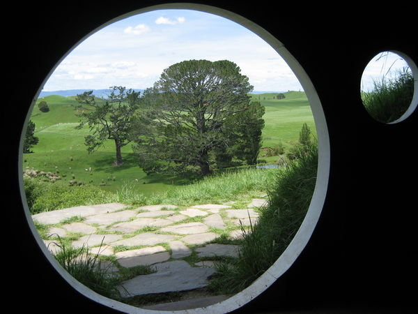 The view from Bilbo Baggins house, Hobbiton