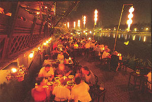 Riverside Restaurant in Chiang Mai Thailand
