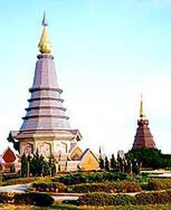 Chiangmai, Thailand -The Twin Chedis 