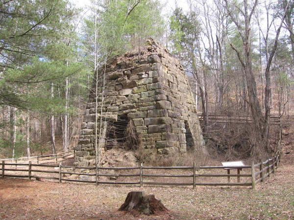 Old Iron Furnace from 1800's