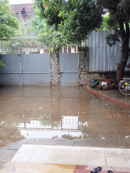 Our Flooded Courtyard