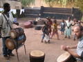 Drumming and dancing