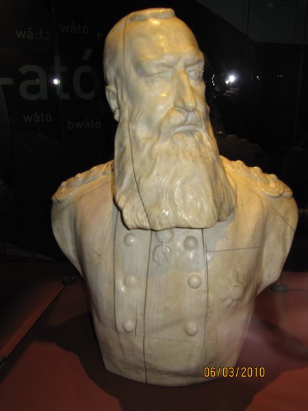 Ivory bust of King Leopold II