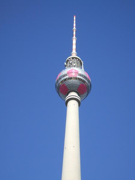 Berlins tv tower even looks like a soccer ball