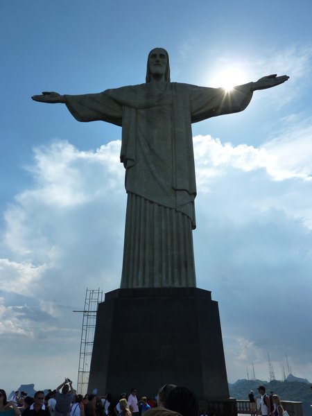 Christ the Reedemer... gotta have the typical tourist shot 