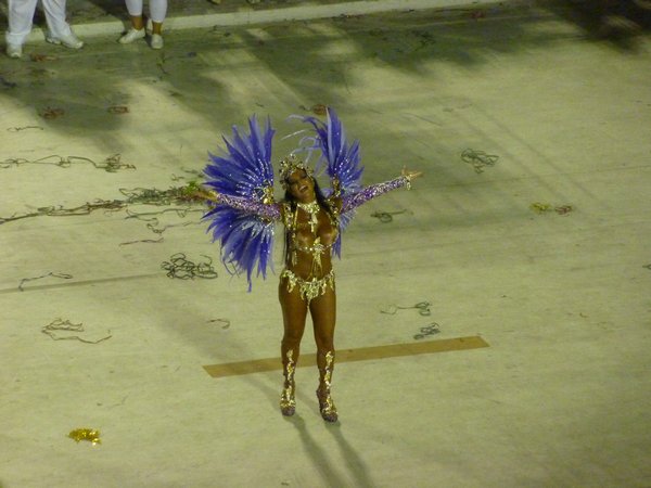 A Samba schools leading dancer
