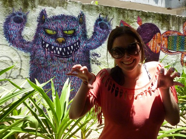 Monster Teli! There was sweet graffiti EVERYWHERE in Rio 