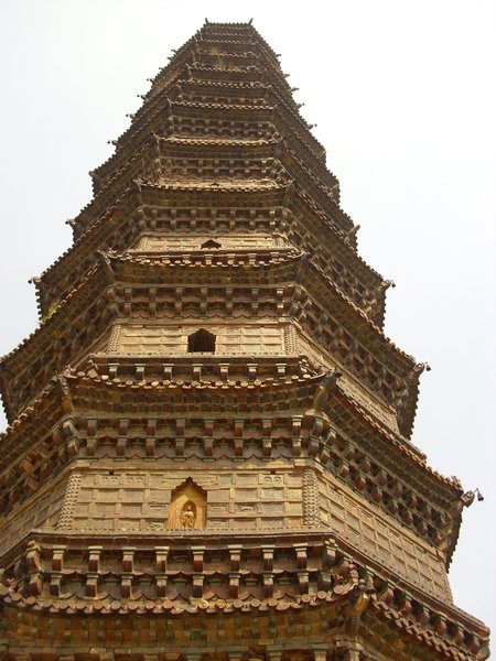 Iron pagoda up close