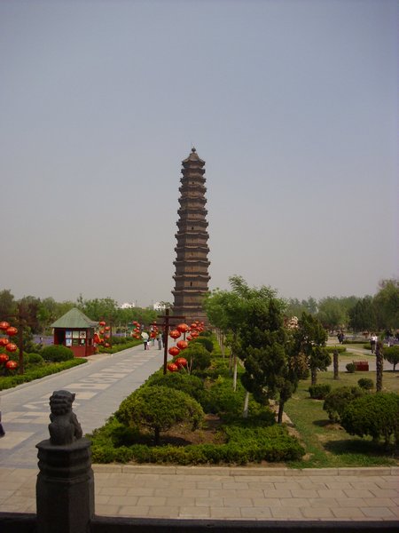 Pagoda from the temple