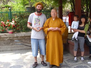 me and a monk