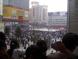 City centre, demonstration, mosque, zhengzhou 16-10-10 (11)