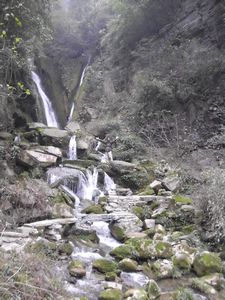 various parts of the nine dragon waterfall
