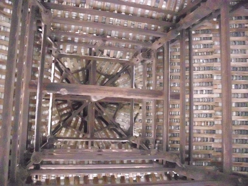 Inside drum tower