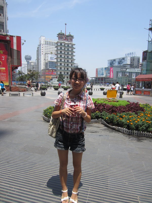 Zhang Lei in Erqi Square