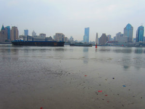 Views across the river to the bund (2)