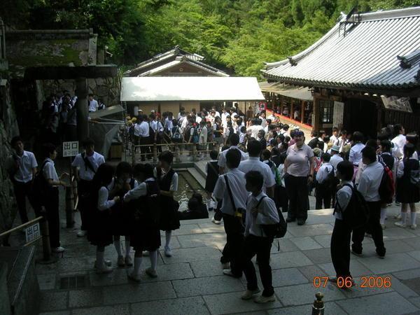 Kids at Kiyomizu Temple