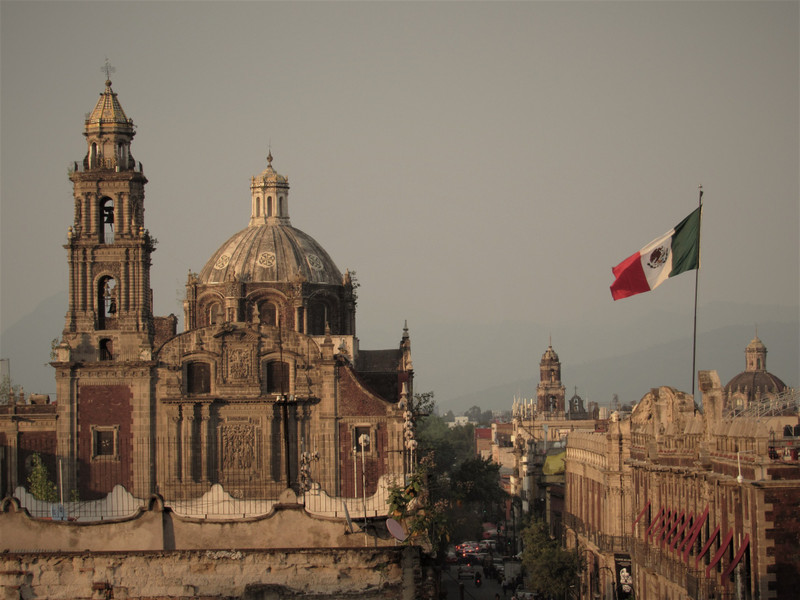 Mexico city from Hostel Historico