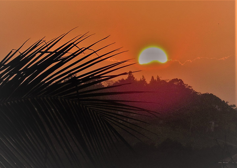 Sunset over San Ignacio
