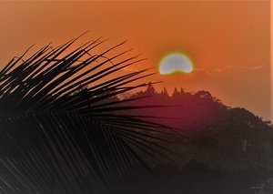 Sunset over San Ignacio
