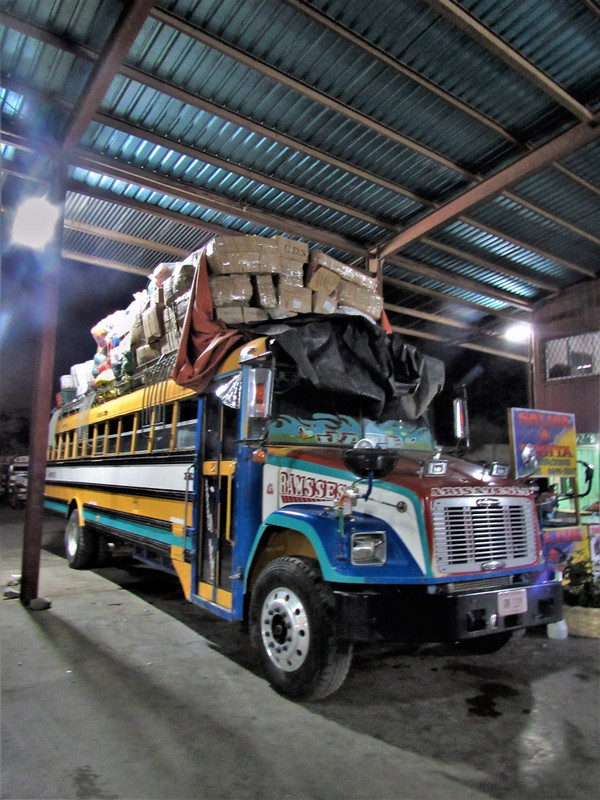 Top heavy Nicaraguan bus