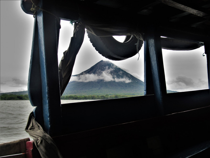 Volcan Conception from Ometepe ferry