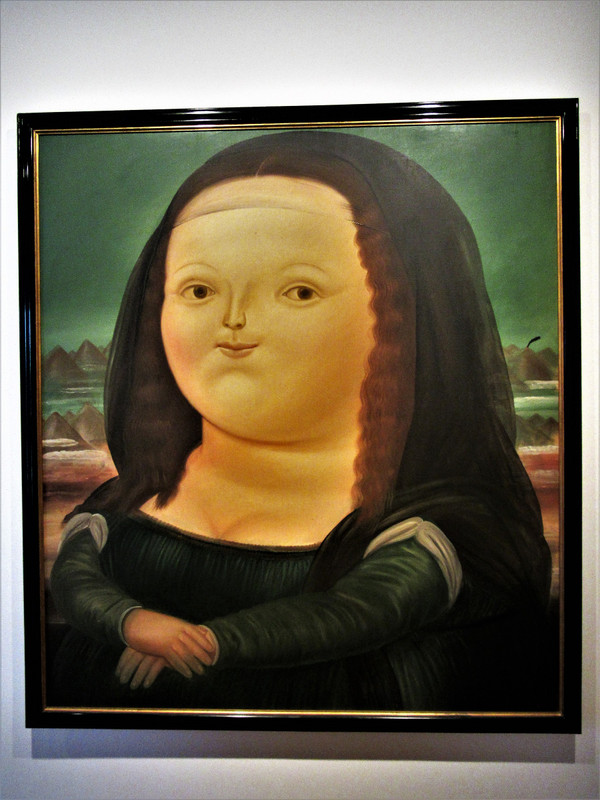 Botero painting, Bogota
