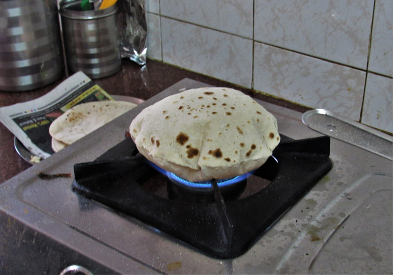 Perfect chapatis care of Ashok