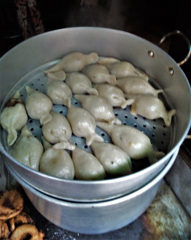 Strange steamed dumplings, Kathmandu
