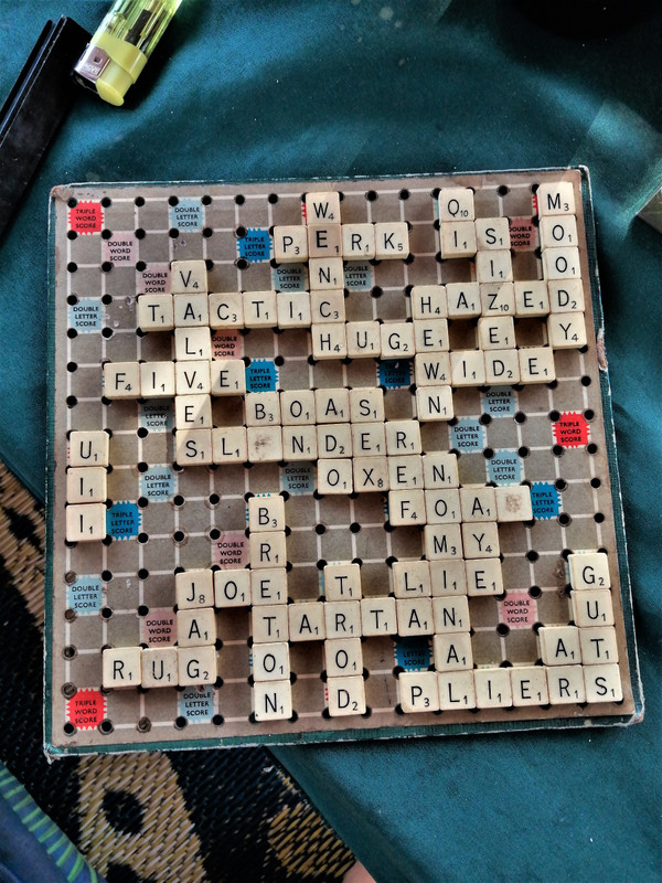 Devastating: Ali wins at Scrabble