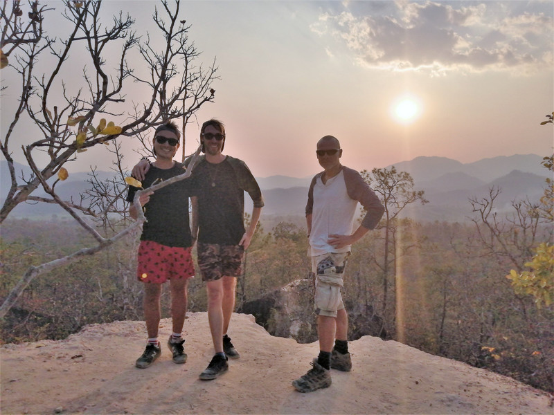 With Alex and Sebastian, Pai canyon