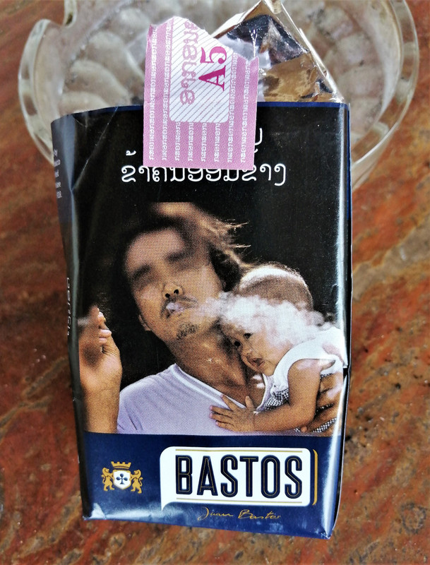 Only a Bastos smokes in front of children