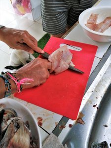 Filleting lessons care of Uruguayan chef Martin
