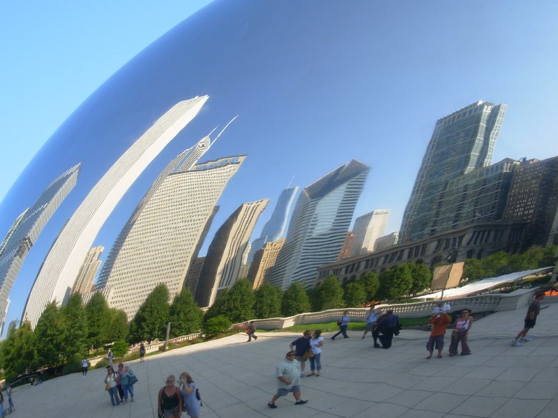 Kapoor's "Cloud Gate" aka "The Bean", Chicago