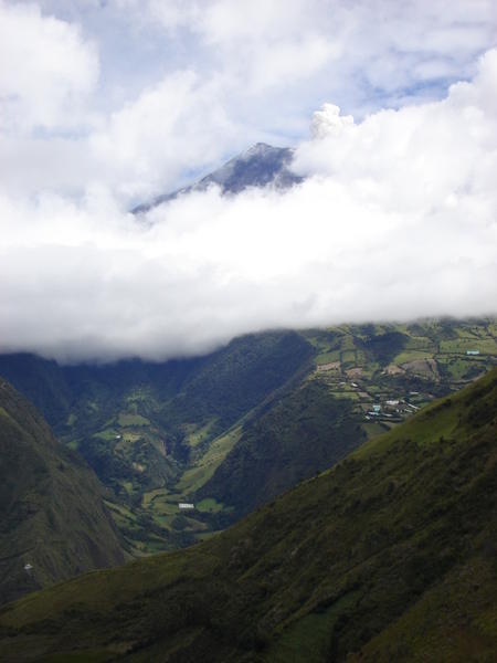 Guagua Pichincha over Banos