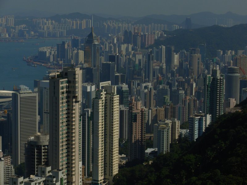 View from Victoria Peak over Central Hong Kong