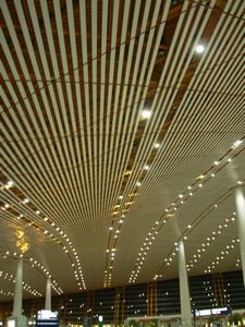Beijing airport: ceiling detail