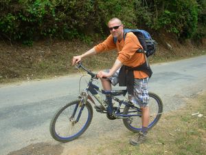 Mountain biking Laos style